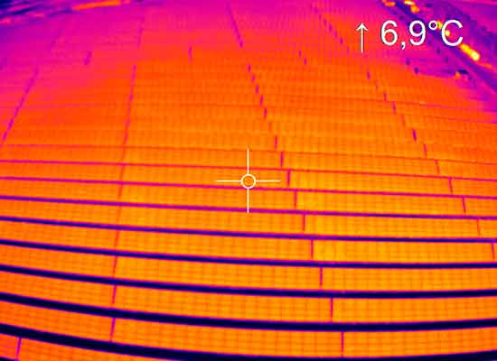 Gebäudethermografie mit einer Inspektionsdrohne
