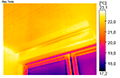 Luftdichtsheitsprüfung mit Thermografie-Sequenzanalye