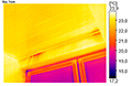 Luftdichtsheitsprüfung mit Thermografie-Sequenzanalye